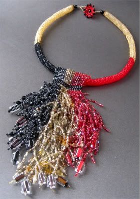 Chimera Beadwork Necklace - The Sage's Cupboard
