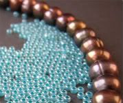 Chocolate Mint Beads