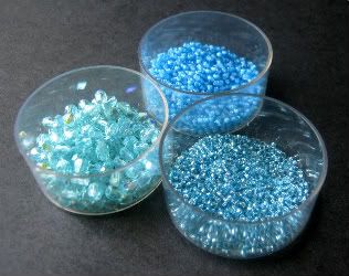 Icy Blue Bead Palette