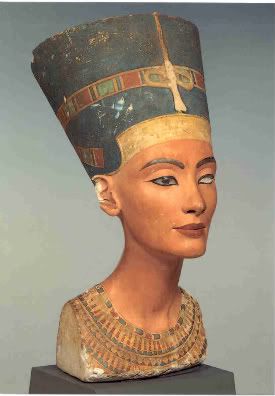 Queen Nefertiti Limestone Bust c.1348-1335 B.C.