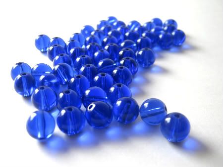 Cobalt Blue Vintage Beads