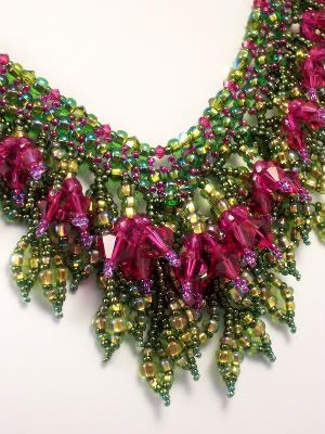 Fuschia Profusion - Haute Ice Beadwork