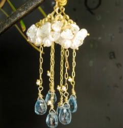 Rain in Spain Earrings - sea fairies' jewelbox
