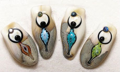 Lampwork Goddess Beads - FireSeed