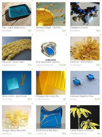 All About the Blues Treasury by SimpleSundries.etsy.com