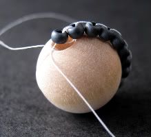 Circular Brick Stitch for Large Hole Beads