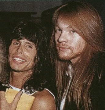 Axl and Steven Tyler