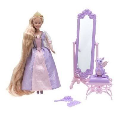 miniature rapunzel doll