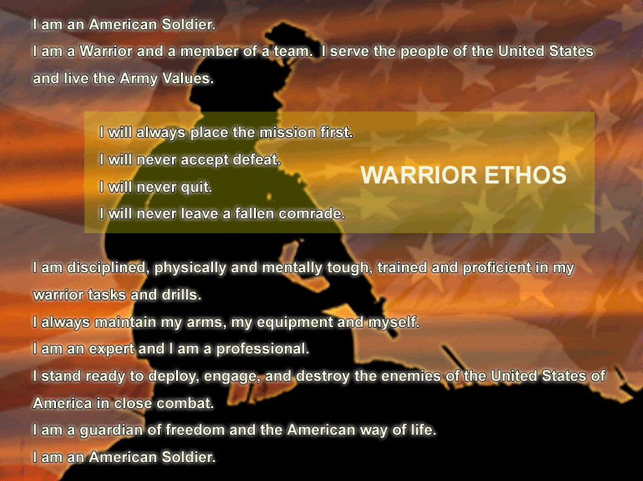 Soldiers Creed