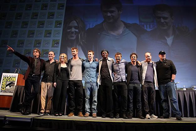 The Avengers Assemble At Comic-Con! 