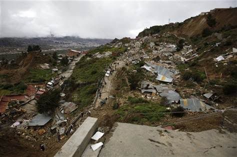 mudslide bolivia