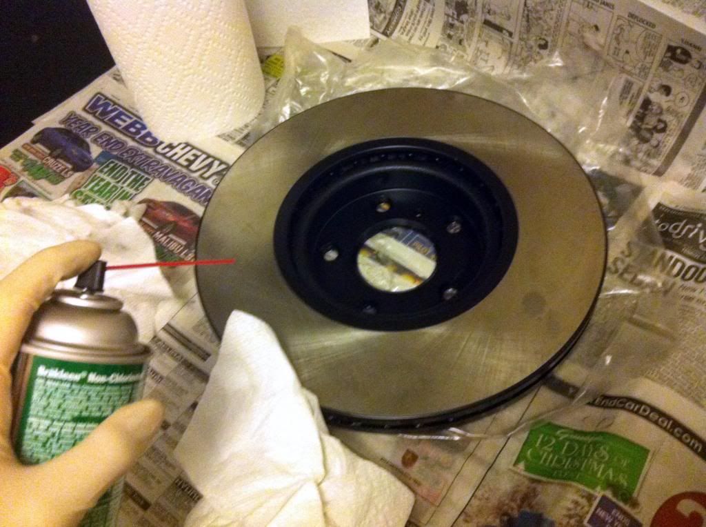 Painting Rotors with VHT High Temperature Paint The Nissan Club
