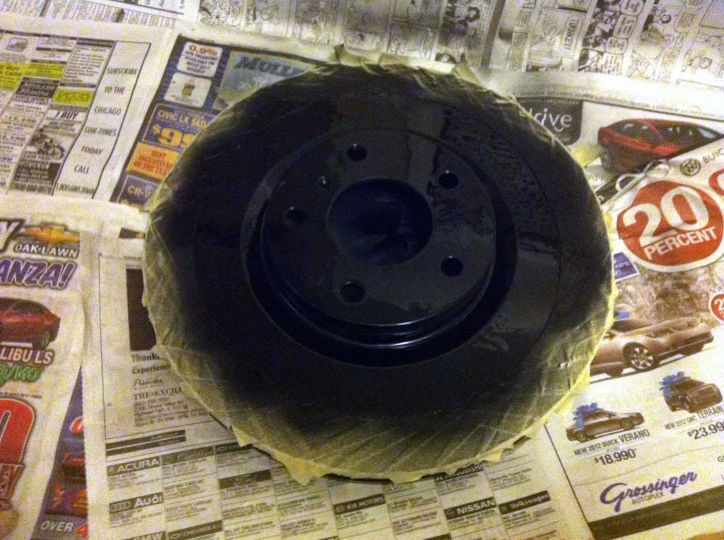 Painting Rotors with VHT High Temperature Paint The Nissan Club