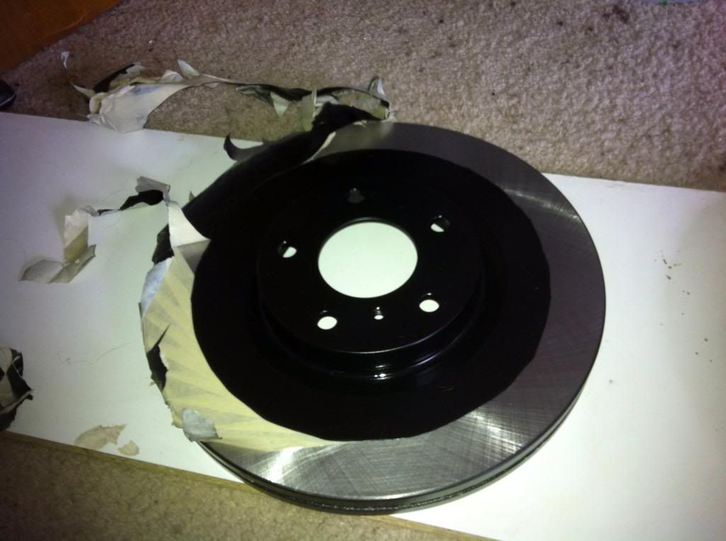 Painting Rotors with VHT High Temperature Paint The Nissan Club