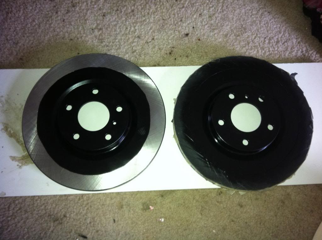 Painting Rotors with VHT High Temperature Paint The Nissan Club