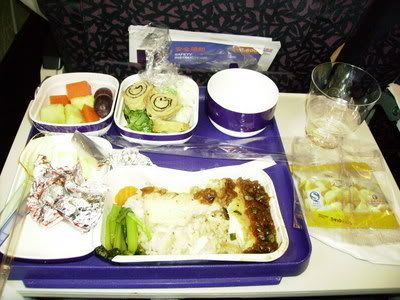 China Eastern Airline food. Ew.