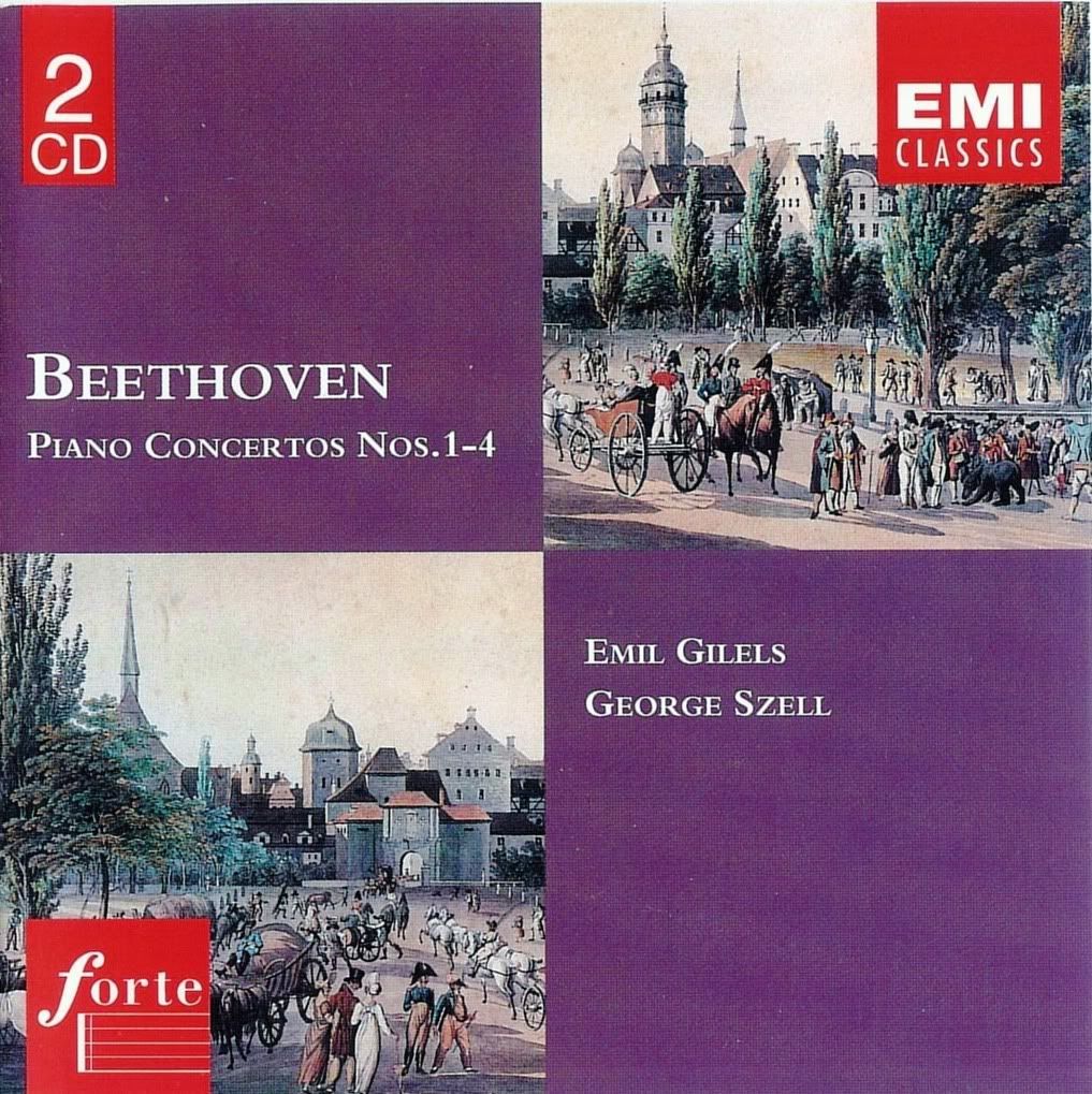 Beethoven   Piano Concertos No  1   5 & Variations   Emil Gilels, George Szell preview 0