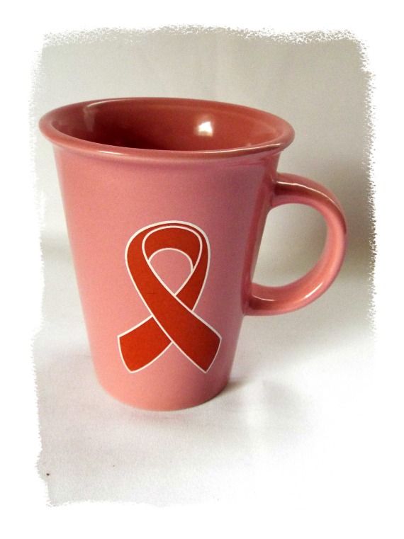 Breast Cancer Awareness Coffee Cup Mug Tall Latte Beverage Teacup Pink