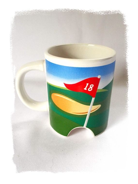 Golf Putter Coffee Mug Practice Putting Club Ball Office Pen Organizer