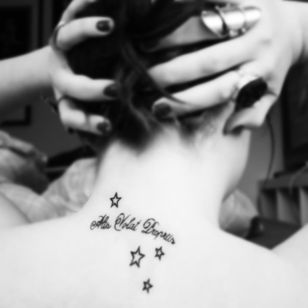 neck tattoo