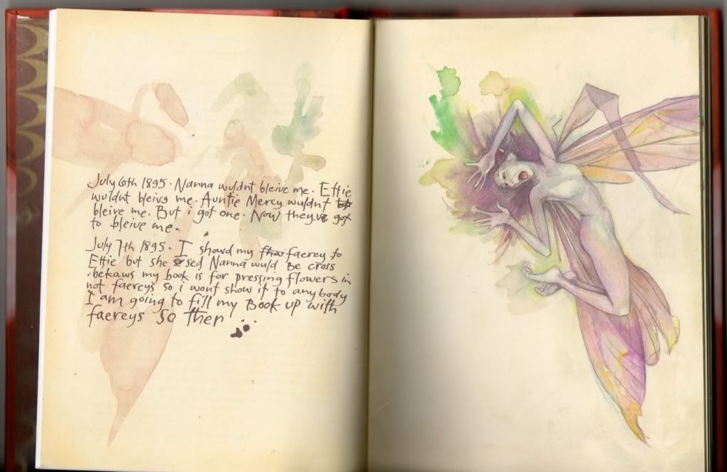 Lady Cottington's Pressed Fairy Book, inside