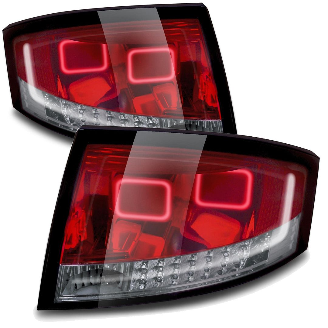 AUDI TT COUPE/ROADSTER 8N 1999-2006 LED RED & SMOKED REAR TAIL LIGHTS