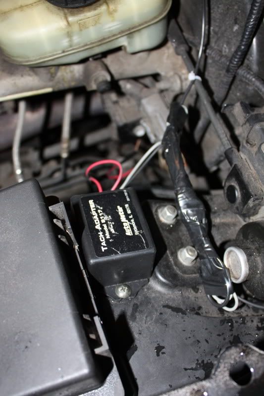 Tachometer install (detail) & LED tail lights! DUW Body and Interior