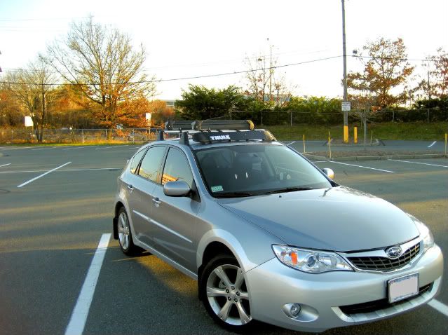 Thule Fairing setup on OEM Cross bars for 08 10 Impreza NASIOC