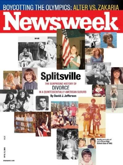 Newsweek Cover: Splitsville