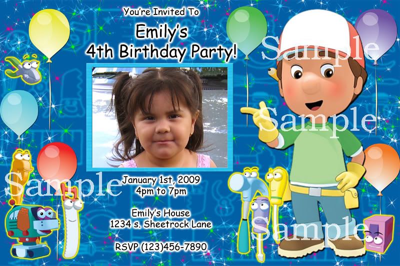 handy manny birthday party supplies