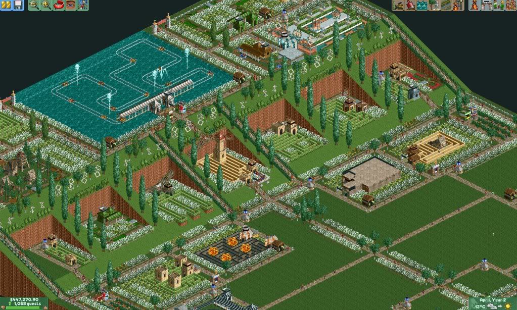 First is from my second park since I reinstalled it, Garden, which is ...