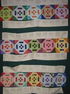 Melody's quilt in draft