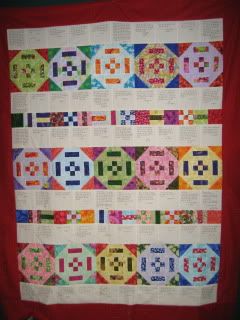 Melody's quilt top
