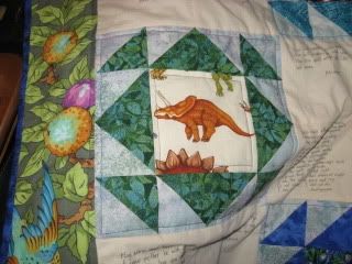 belinda ridgewood's quilt, detail