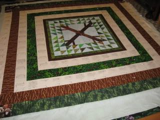 Scottie's quilt, basted