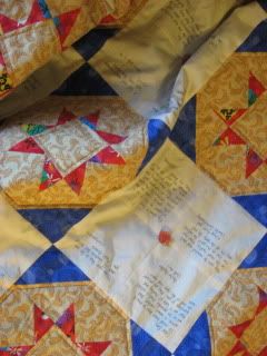 BeninSC's quilt, detail