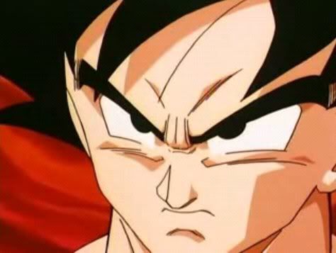 angry goku