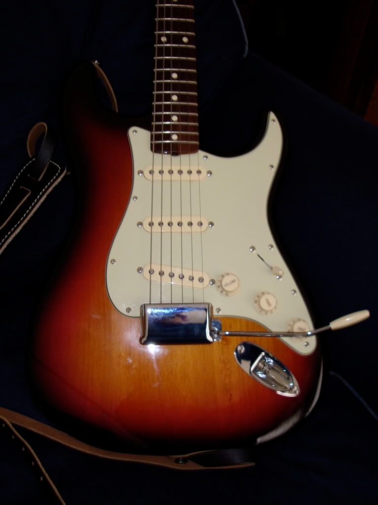 My new babyAmerican Vintage '62 Hot Rod Reissue Strat