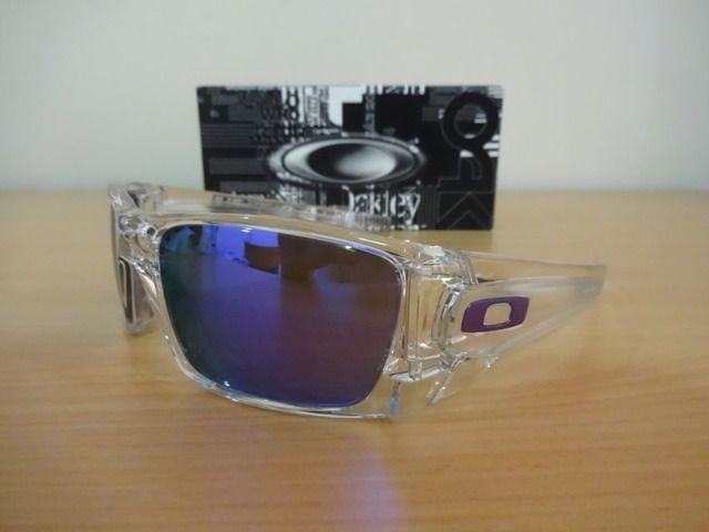 Oakley Fuel Cell Polished Clear Violet Iridium Oakley Fuel Cell Polished Clear Violet Iridium