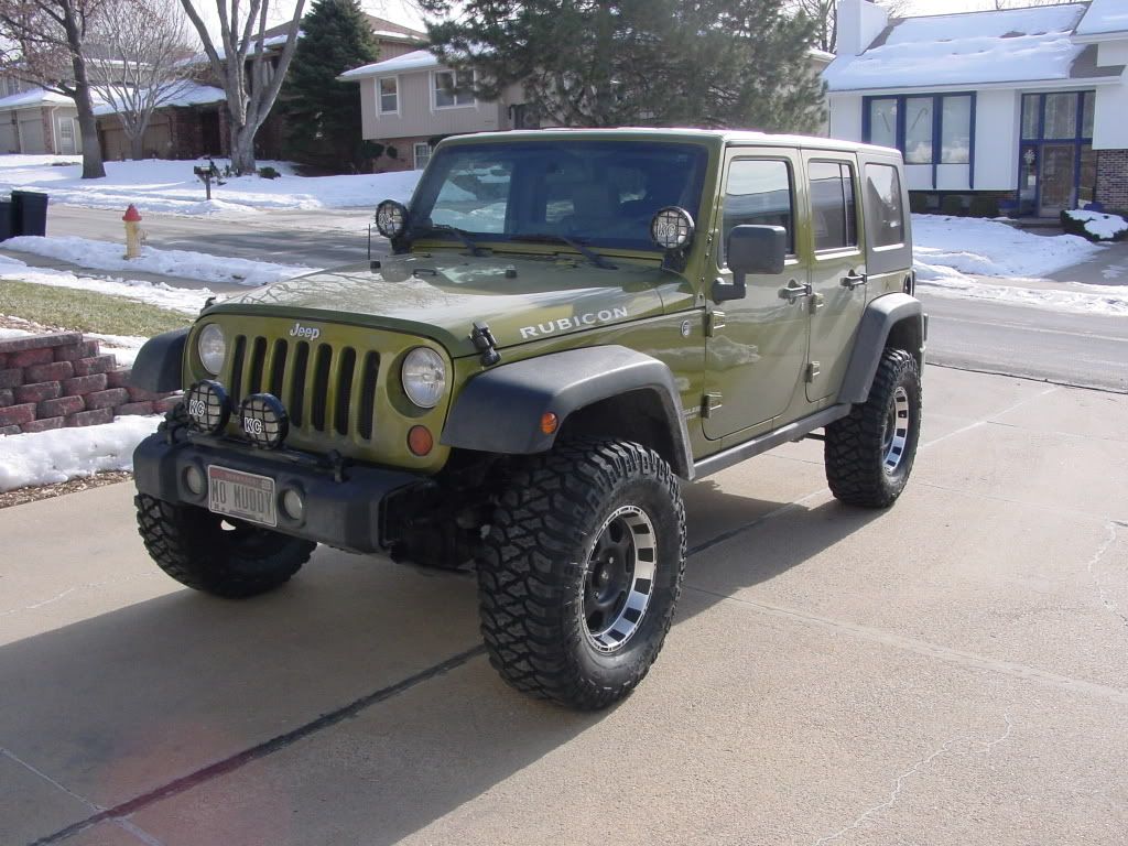 New Rubicon Express 3 5 Lift Installed Jkowners Com Jeep