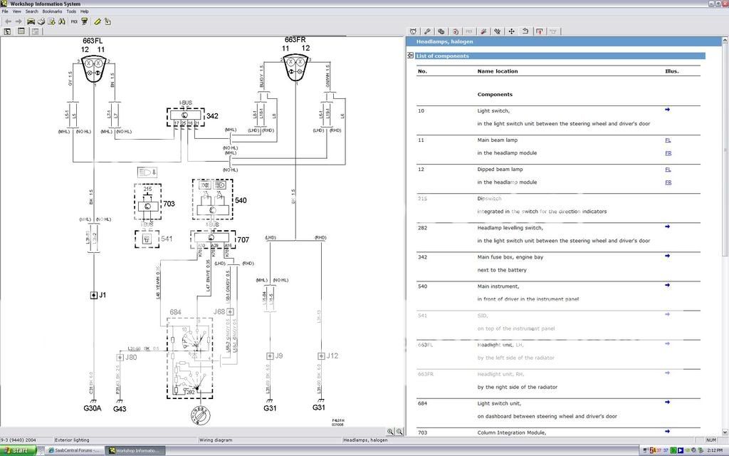 Headlight wiring - SaabCentral Forums 2003 saab 93 wiring diagram 