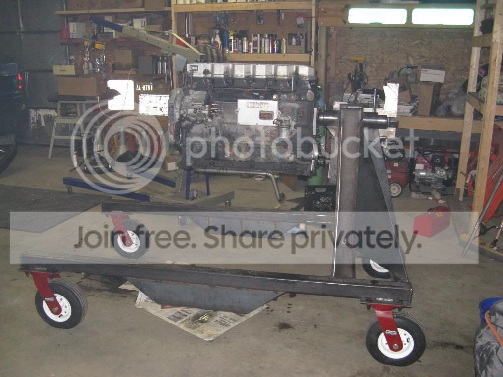 Home Made 2500 lb Engine Stand - Design to Fabrication | IH8MUD.com ...