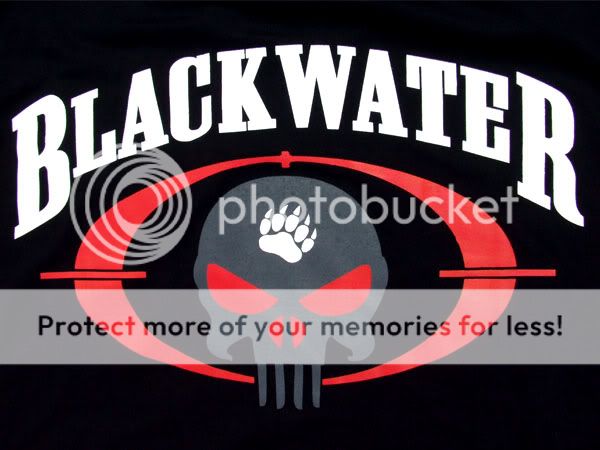 NEU BLACKWATER Skull Navy Seal T Shirt MEN , Size L