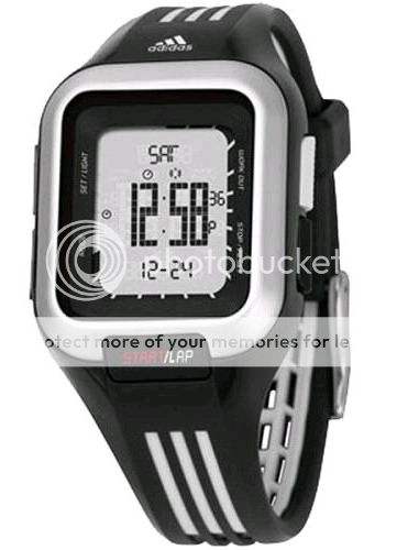 2012 ADIDAS CONTROL II LADIES BLACK DIGITAL SPORT LAP TIMER CHRONO 