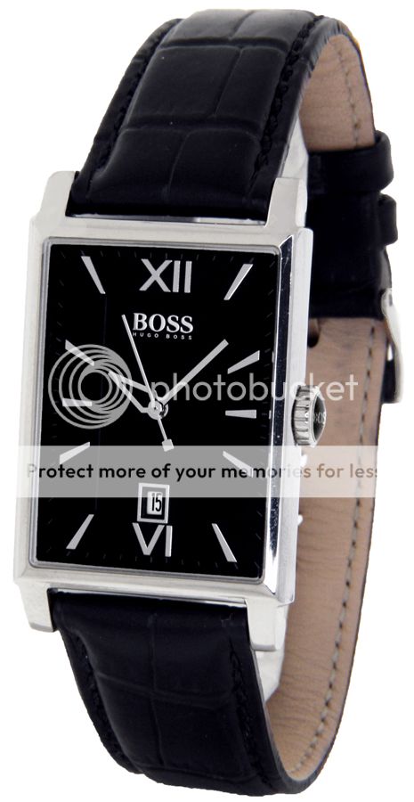 hugo boss rectangular watch