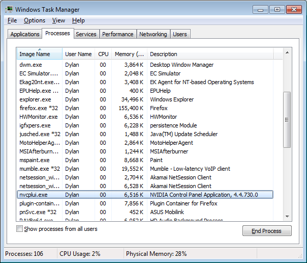 Nvidia control panel wont open overclock