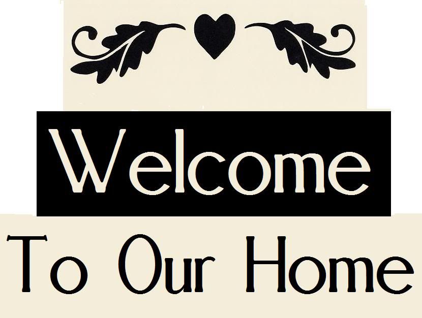 Stencil Flourish Welcome To Our Home Free Shipping | eBay